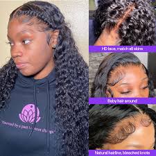 Amazon.com : 24 Inch Deep Wave Lace Front Wigs Human Hair 180 Density Pre  Plucked Human Hair Wigs Deep Wave for Women Human Hair 13x4 Deep Wave Lace  Front Wigs Human Hair :