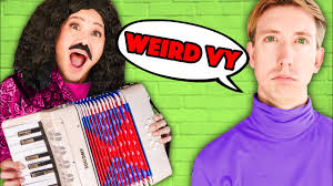 Lie detector test vs spy ninjas for 24 hours. Vy Qwaint Becomes Weird Al To Fix Boring Chad Making A Music Video Diy Costumes With Regina Youtube