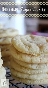Homemade Sugar Cookies Recipe Makes Easy Soft Cookies Every Time Made With Homemade Bourb Sugar Cookie Recipe Easy Homemade Sugar Cookies Sugar Cookies Recipe