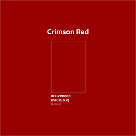 About Crimson Red - Color codes, Matching colors and paints - colorxs.com