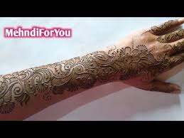 Shaded Arabic Mehndi Design Full Hand Arabic Heena Design Back Hand Mehndi Design Youtube Mehndi Mehndi Designs Beautiful