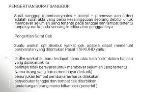 Surat pernyataan kesanggupan merupakan surat yang dipergunakan seseorang untuk menyatakan menulis surat pernyataan kesanggupan bukanlah hal yang susah. Pengertian Surat Sanggup Hukumbisnis By Elbert Ferdinan Surat Berharga Adalah Dokumen Yang Di Terbitkan Sebagai Pemenuhan Suatu Prestasi Minimamenteio