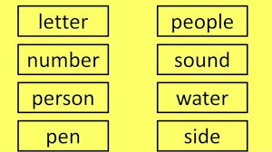 Choose the onswer from the words in the box. English Reading Vocabulary Fluent Readers 100 Frequently Used Nouns Grade 2 And 3 Youtube