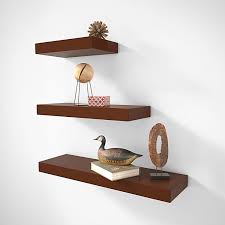 Floating cube shelves for wall, bedroomwall cubbies storage shelves,floating bathroom shelf white,wall floating bookshelf, black square wall shelves for bedroom, living room, kitchen,office. Wall Decor Wall Shelf Set Of 3 Floating Shelves Organizer Brown