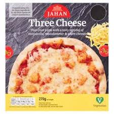 We also offer wraps, donair poutine and choice of veggies. Jahan Triple Cheese Pizza 270g The Halal Food Shop