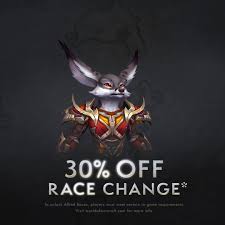 Can you race change to an allied race on your undead main if you have unlocked the one you want with rep etc? World Of Warcraft Ø¯Ø± ØªÙˆÛŒÛŒØªØ± Save 30 On Race And Faction Changes Now Through Feb 3 Just In Time For The Arrival Of The Vulpera And Mechagnome Allied Races In Visions