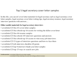 Check spelling or type a new query. Top 5 Legal Secretary Cover Letter Samples