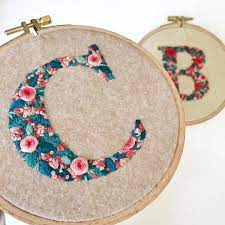 Now you can shop for it and enjoy a good deal on aliexpress! 2 949 Kedveles 22 Hozzaszolas Creamente Embroidery Defnegunturkun Instagram Hozzaszolasa F Embroidery Monogram Embroidery Letters Ribbon Embroidery