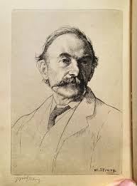 1893 Etching of Thomas Hardy by William Strang