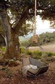 Outdoor Swing Sets For Adults Landscape Mediterranean With Hanging Chair Natural Landscape Backyard Outdoor Swing Outdoor Decor