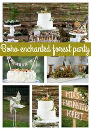 For that to happen, you've got to have to either have your party outside in your backyard or near a park or create the outdoors inside. Boho Enchanted Forest Party Pretty My Party Party Ideas