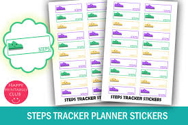 There are other vector file formats but svg is the most common and is the one that cricut uses for i actually just took a photo of a page in one of their books and used the print and cut function to make a bunch of stickers to entertain them. Daily Steps Tracker Planner Stickers Graphic By Happy Printables Club Creative Fabrica