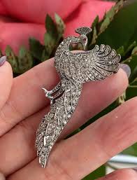 vintage silver brooch