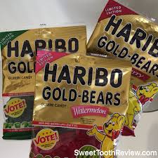 Contact them now with this form to request vegan gummy bears. New Haribo Gold Bears Apple Watermelon And Cherry Zomg Candy