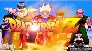 The song was written and sung by marcus hall, also known as shorty the man, using notes about plot points and ideas planned to be used in the series. Dragon Ball Z Opening Theme Song Rock The Dragon 720p Hd Youtube On Make A Gif