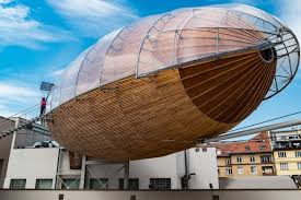 Gulliver Airship Airship Prague Museum Places