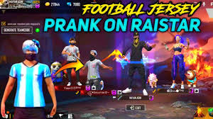 Garena free fire's gameplay is similar to other battle royale games out there. Again Prank On Raistar Rai Tuje Football Jersey Chahiye Funny Prank Viral Videos Live