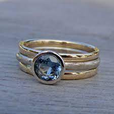 Pin By Caroline Johnson On Wedding Aquamarine Engagement Ring Rose Gold Engagement Rings Sapphire Buy Wedding Rings