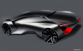 Peugeot Vision Gran Turismo Unveiled For Gt 6 Video Game Autoconception Com Racing Car Design Concept Car Sketch Concept Cars
