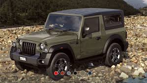 New Mahindra Thar Colour Options 6 Colours All Angles