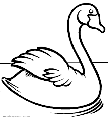 To print out the coloring pages from your computer, simply click on the print image button in the upper right corner. Swan Color Page Bird Coloring Pages For Kids