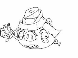 Angry Birds Epic Coloring Page Mummy Pig Bird Coloring Pages Angry Birds Coloring Pages