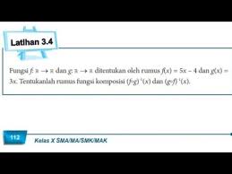 Jan 28, 2021 · intip solusi super menyelesaikan soal fungsi komposisi buat kelas 10! Kelas 10 Latihan 3 4 Fungsi Invers Bab 3 Matematika Kelas 10 Semester 1 Youtube