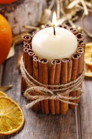 There are 1292 cinnamon stick decor for sale on etsy, and they cost $9.33 on average. 6 Ways To Lighten Up Your Home For The Holidays Thanksgiving Diy Cinnamon Stick Candle Christmas Candle Decorations