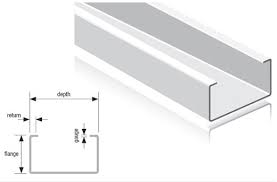 sfs c studs drywall steel sections