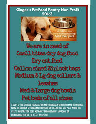 We did not find results for: Gingers Pet Food Pantry Posts Facebook