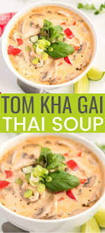 Thai Chicken Coconut Soup Asian Soup Recipes Chicken Coconut Soup Tom Kha Gai Soup Recipe
