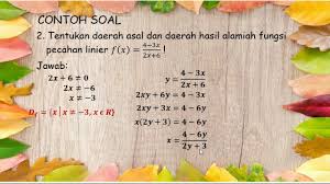 Suatu fungsi atau pemetaan dapat disajikan dalam bentuk himpunan pasangan terurut, rumus, diagram panah, atau diagram cartesius. Grafik Fungsi Pecahan I Domain Dan Range Youtube