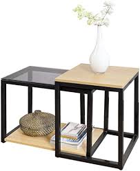 Yes, it's got to be both useful and unobtrusive, but above all it's those looks that make a great table. Sobuy Fbt35 Sch Nesting Tables Set Of 2 Coffee Table Side Table End Table Amazon Co Uk Home Kitchen