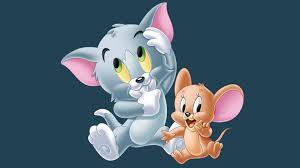 Downloaden Babyjerry Maus Und Tom Cartoon Wallpaper