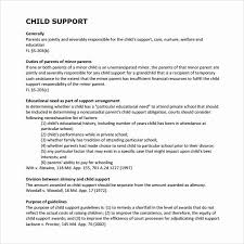 Private Child Support Agreement Template Unique 8 Sample Child Support Agreements In 2020 Child Support Supportive Support Letter