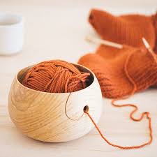 Wood Yarn Bowl Wooden Yarn Bowl Yarn Bowl Yarn Bowls Diy