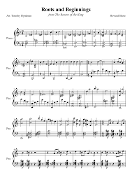Roots And Beginnings From Lotr Lotr Music Score The Hobbit