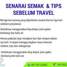 Barang keperluan bayi dan ibu bersalin. Senarai Barang Keperluan Untuk Dibawa Ketika Balik Kampung