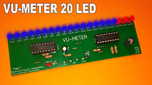 The circuit diagram on the left clearly shows a simple led circuit. Vu Meter 20 Leds Lm3915 Pcb Tutorial Youtube
