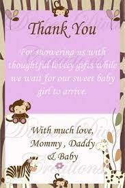 Baby Thank You Card Wording Baby Shower Invite Thank You Cards Thank You Notes Thank You Baby Shower Kartu Kesehatan