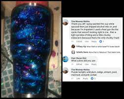 Galaxy Cup Tumbler Cups Diy Glitter Tumbler Cups Galaxy Tumbler Diy