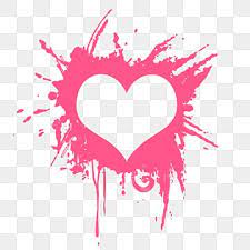 Heart With Paint Effect Pink Pink Abstract Blue Png Transparent Clipart Image And Psd File For Free Download In 2021 Art Background Paint Effects Heart Hands Drawing