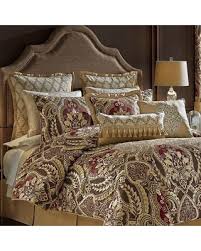 King comforter + 2 pillow cases, color: Amazing Deals On Croscill Julius 4 Pc Red Brown Gold Damask Bedding Set California King