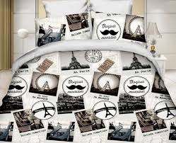 Find great designs on shower curtains, beach towels, duvet covers, pillow cases & pillow shams. Paris Mustache Bedding Set Full Eiffel Tower Quilt Duvet Cover Sheets Bed In A Bag Linen Bedspread Queen Size Double Doona 4pcs Cover Sheet Bed Bed In A Bagbed In Bag Aliexpress
