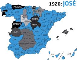 Nombres Espana 1920 2010 Varones Imgur Map Boy Names Names