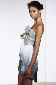 New Marchesa Ombre Fringed Bow Mini Silk Dress Us 6 As Seen On Eva Longoria For Sale At 1stdibs Marchesa Fringe Dress Marchesa Notte Fringe Dress Marchesa Mini Dress