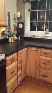 The cabinets and counter top was completed. Formica 5 In X 7 In Laminate Sheet Sample In Black With Matte Finish 909 58 The Home Depot Laminate Countertops Black Laminate Countertops Types Of Kitchen Countertops