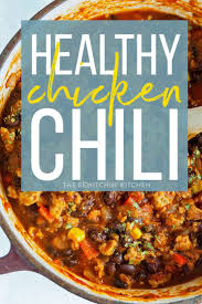 Clean Eating Chicken Chili With Video The Bewitchin Kitchen Recipe Healthy Crockpot Recipes Chicken Crockpot Recipes Clean Eating Chicken