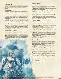 Channeler 2 0 Ranger Subclass Gain Extra Powers From A Spirit Animal And Make Attacks With It Unearthedarcana