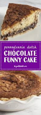 Pennsylvania Dutch Chocolate Funny Cake Beyond The Butter Recipe Funny Cake Chocolate Humor No Bake Cake